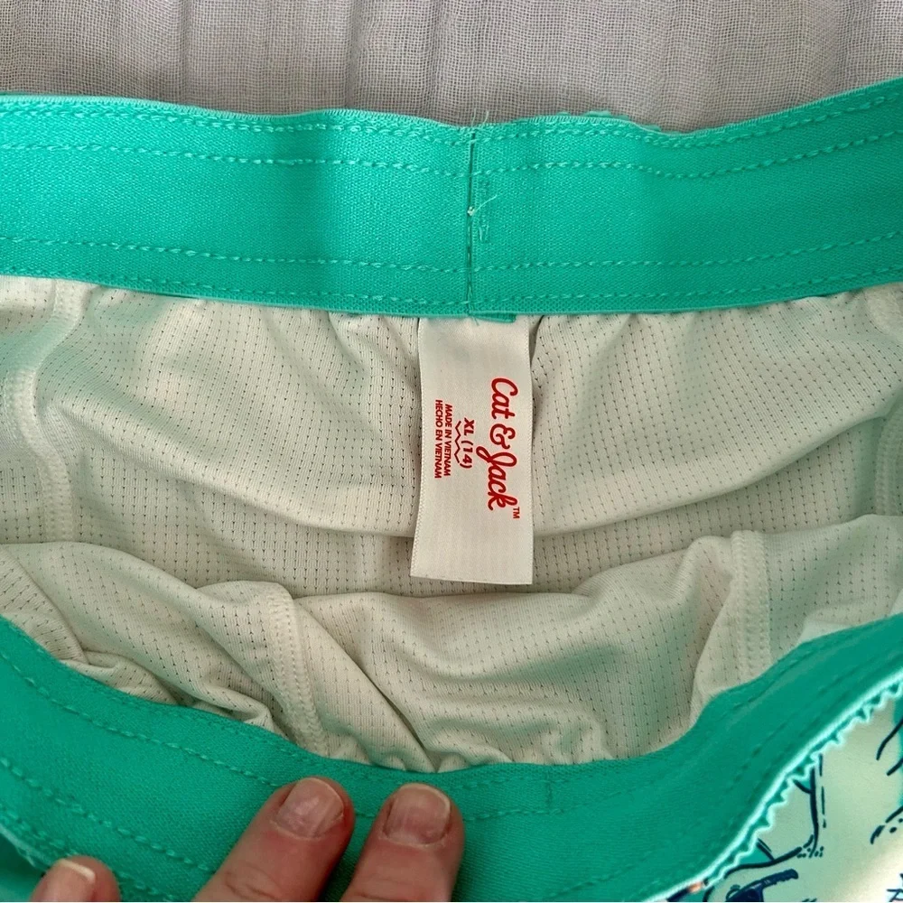 LIKE NEW Tommy Bahama and Cat & Jack Kids' Swim Shorts Sz XL (set of 4)